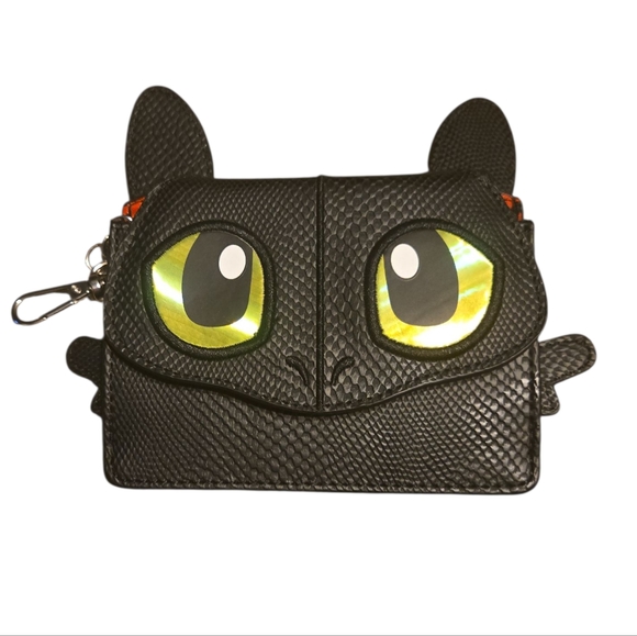 How To Train Your Dragon Toothless  Face Clutch Wallet - Picture 1 of 3